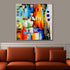 Serene Dreamscape Handpainted Abstract Paintings For Wall Decoration at Home (With outer Floater Frame) (40 x 40 Inches)